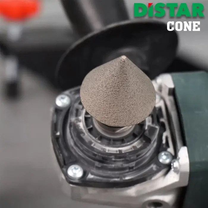 Алмазная конусная фреза Distar Cone на ушм Алмазная конусная фреза Distar Cone
