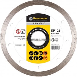 Алмазный круг по плитке Baumesser Keramik 1A1R